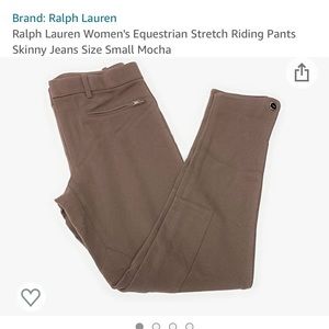 Ralph Lauren Sport stretch riding pants